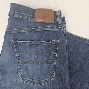 Lucky Brand 221 Straight Mid Rise Denim Medium Wash Blue Jeans Men's 38 x 34